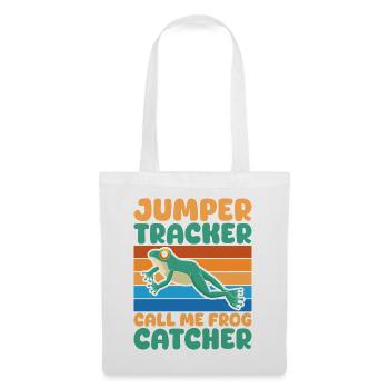 Frog Catcher Jumper Tracker Call Me Catcher Frog - Stoffbeutel - Weiß - Vorne