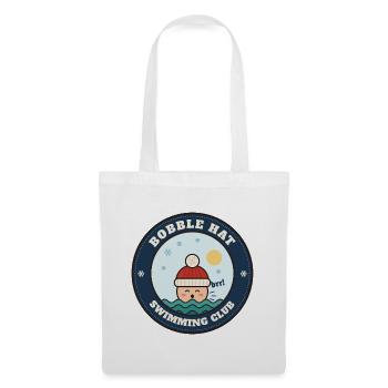 Bobble Hat Schwimmclub, Winter-Wildschwimmen - Stoffbeutel - Weiß - Vorne