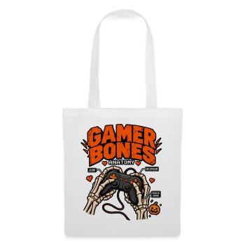 Gamer Knochen Anatomie - Stoffbeutel - Weiß - Vorne