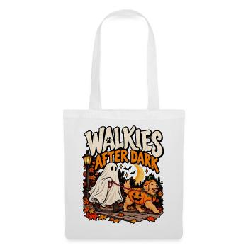 Walkies After Dark - Stoffbeutel - Weiß - Vorne