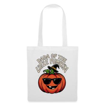 Dada der Familie Little Pumpkin Mama passt zusammen - Stoffbeutel - Weiß - Vorne