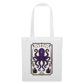 Witchy Tarot Octopus - Stoffbeutel - Weiß - Vorne