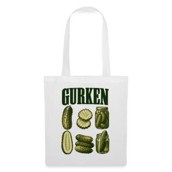 Gurkenkunde - Stoffbeutel - Weiß - Vorne