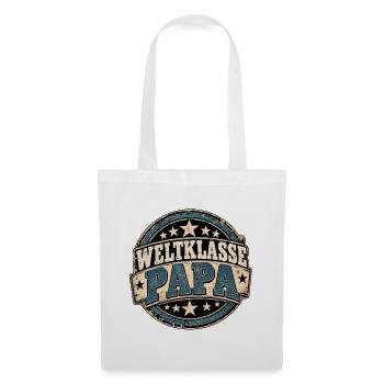 Waltklasse Papa Retro Vatertag Geschenk für Papa - Stoffbeutel - Weiß - Vorne