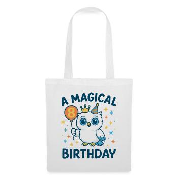 Magischer 8 Kindergeburtstag A Magical Birthday - Stoffbeutel - Weiß - Vorne