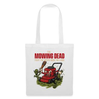 The Moging Dead – Lustige Rasenmähen von Zombie-Unkräutern - Stoffbeutel - Weiß - Vorne