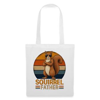Squirrel Father - Stoffbeutel - Weiß - Vorne