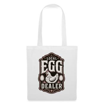 Local Egg Dealer - Stoffbeutel - Weiß - Vorne
