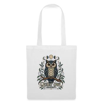 The Quiet Owl Society - Stoffbeutel - Weiß - Vorne