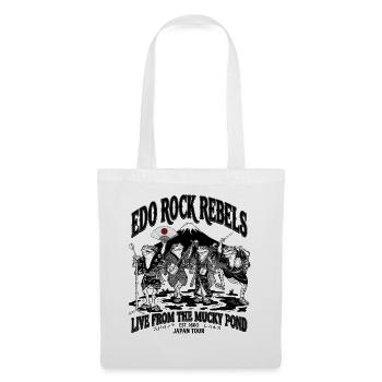 Japanese Frog Rockers Mt. Fuji Muddy Pond Tour Art - Stoffbeutel - Weiß - Vorne