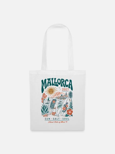 Mallorca Inselzauber 2027 - Stoffbeutel - Weiß