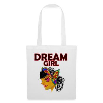 Dream Girl Schmetterlingskunst - Stoffbeutel - Weiß - Vorne