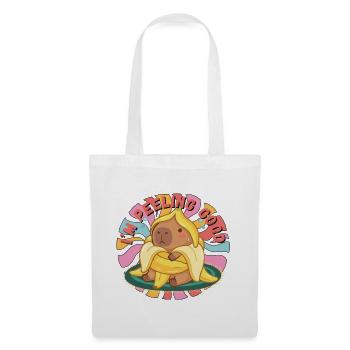 Guter Bananenbär-Scrub - Stoffbeutel - Weiß - Vorne