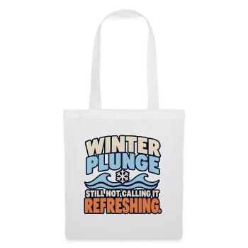 Winter Sprung Kaltwasser-challenge Schwimmfinisher - Stoffbeutel - Weiß - Vorne
