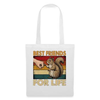 Best Friends For Life - Stoffbeutel - Weiß - Vorne