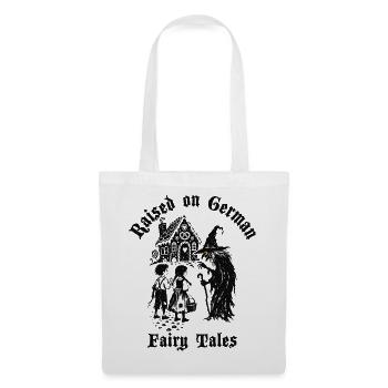 Raised on German Fairy Tails Hänsel und Gretel - Stoffbeutel - Weiß - Vorne