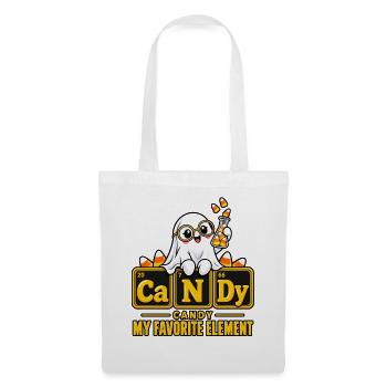 Geister Candy Elemente Design - Stoffbeutel - Weiß - Vorne