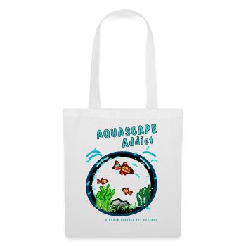 AQUASCAPE Addict - Stoffbeutel - Weiß - Vorne