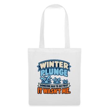 Winter Sprung Kaltwasser-challenge Schwimmfinisher - Stoffbeutel - Weiß - Vorne