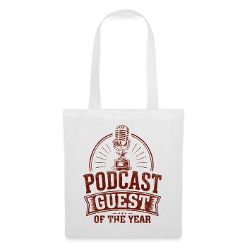 Podcast Guest Of The Year - Stoffbeutel - Weiß - Vorne
