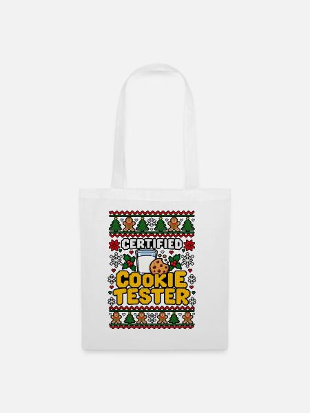 Zertifizierter Cookie Tester - Stoffbeutel - Weiß