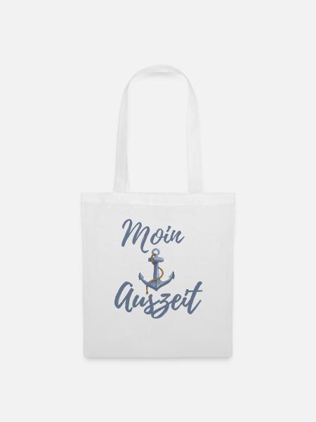 Moin Auszeit - Stoffbeutel - Weiß