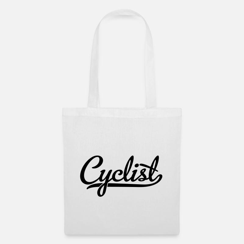 Cyclist - Stoffbeutel - Weiß