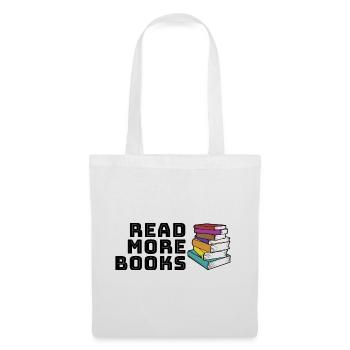Read more books - Sac en tissu - blanc - Devant