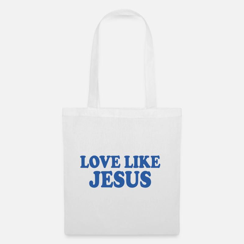 Love like jesus - Stoffbeutel - Weiß