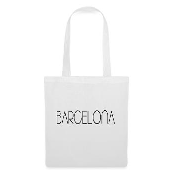 Barcelona - Stoffbeutel - Weiß - Vorne