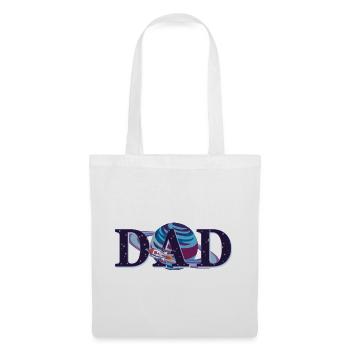 Dad Cool Space Rocket Father's Day Matching Men - Tote Bag - white - Front