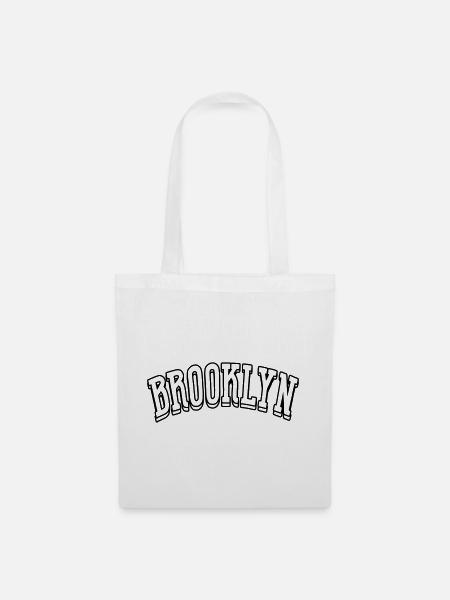 brooklyn shirt - Stoffbeutel - Weiß