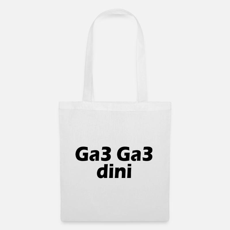 Ga3 ga3 dini - Stoffbeutel - Weiß