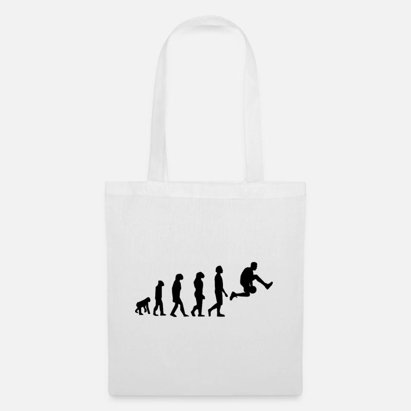 Evolution Basketball / Joueurs de basket-ball - Sac en tissu - blanc