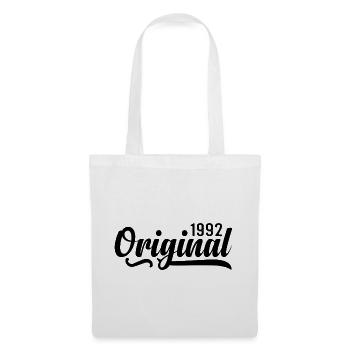 1992 birthday 33 years old, retro 1992 - Tote Bag - white - Front