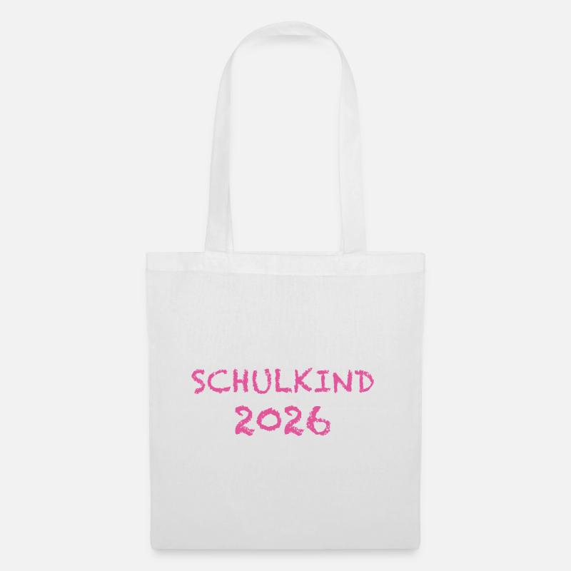 Schulkind 2026 - Stoffbeutel - Weiß