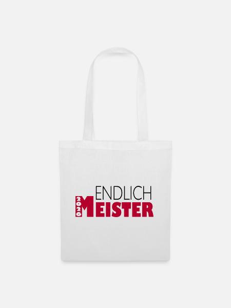 Endlich Meister 2026 - Stoffbeutel - Weiß