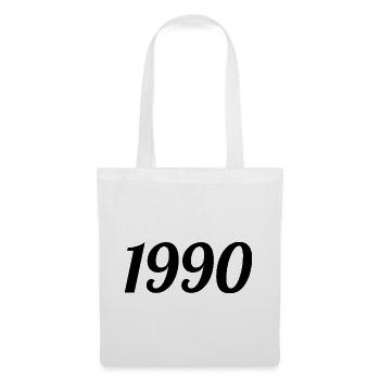 1990 - Sac en tissu - blanc - Devant
