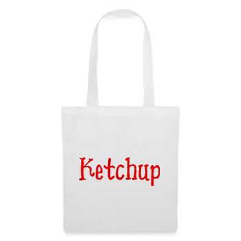 Ketchup - Sac en tissu - blanc - Devant