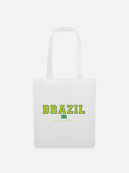 Brazil - Stoffbeutel - Weiß
