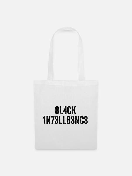 Schwarze Intelligenz – 8l4ck 1n73ll163nc3 - Stoffbeutel - Weiß