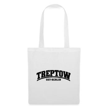 Treptow - Ost-Berlin - Bezirk - Deutschland - Stoffbeutel - Weiß - Vorne