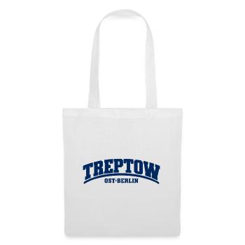 Treptow - Ost-Berlin - Bezirk - Deutschland - Stoffbeutel - Weiß - Vorne