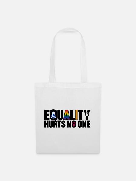 Equality Hurts No One – Gleichberechtigung - Stoffbeutel - Weiß