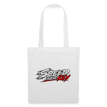 EK-Spruch: Speed is the key - Stoffbeutel - Weiß - Vorne