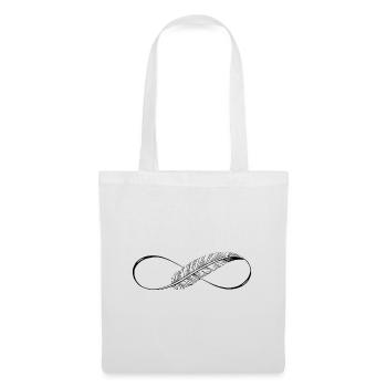 Lignes mignonnes Infinity Spring - Sac en tissu - blanc - Devant
