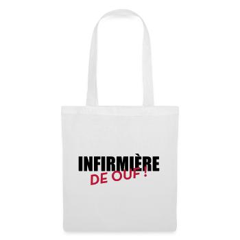 Infirmière / Infirmier / Hôpital / Médecine / - Sac en tissu - blanc - Devant