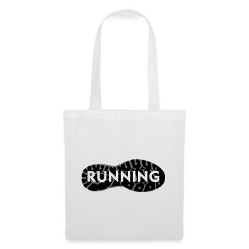 Running, running shoe - Tote Bag - white - Front