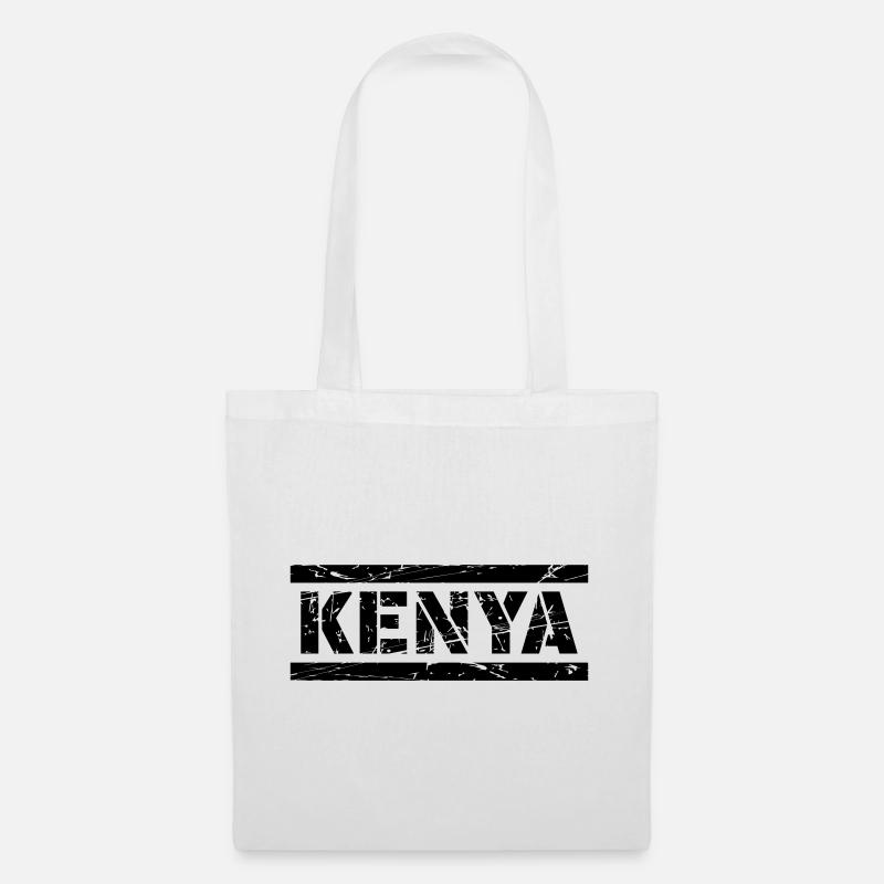 Kenya - Stoffbeutel - Weiß