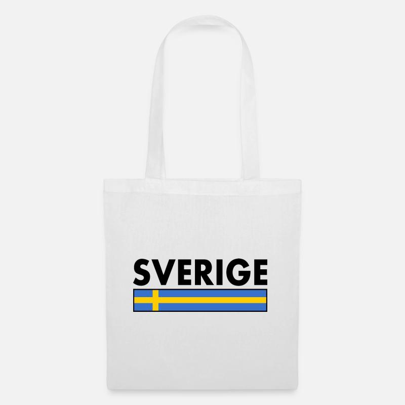 Sverige - Stoffbeutel - Weiß